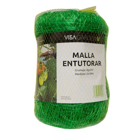Ejemplo de malla para entutorar flores