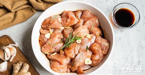 Ingredientes para marinar pollo