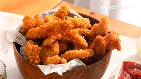 Fingers de pollo con rebozado de cornflakes
