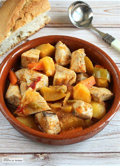 Marmitako de bonito en cazuela