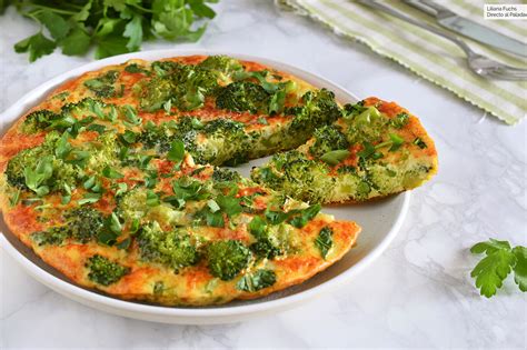 Ingredientes para tortilla de brócoli
