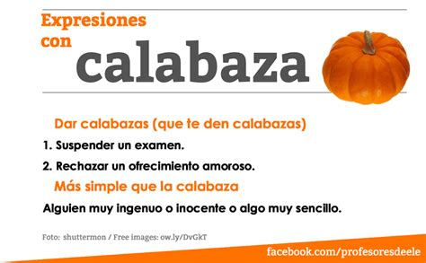 Expresiones populares con la palabra calabaza