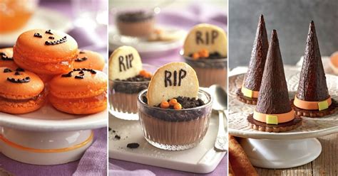 Variedad de postres de Halloween