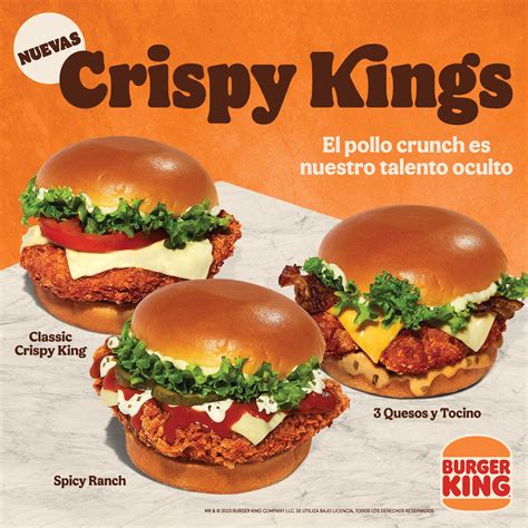 Diferentes nombres de la hamburguesa de pollo de Burger King