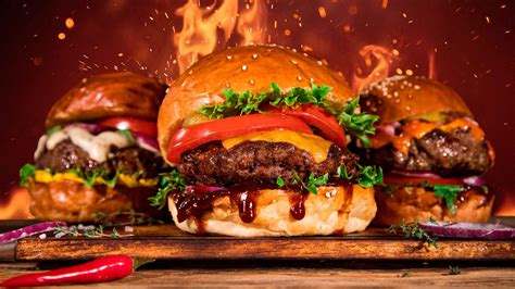 Variedades de hamburguesas creativas