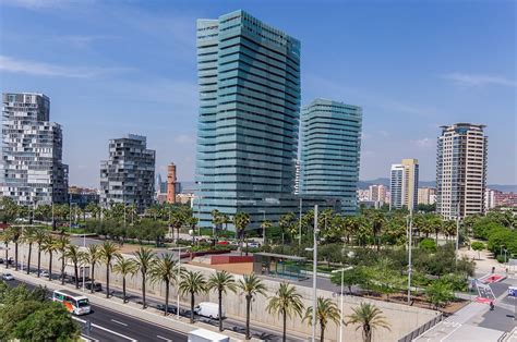 Mapa de la zona de Diagonal Mar con las ubicaciones de Wynwood Café y M2 Gluten Free
