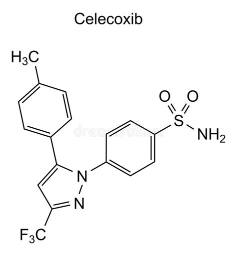 Estructura química del Celecoxib