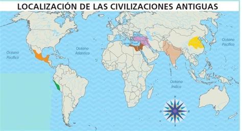 Mapa de las antiguas civilizaciones donde se originó la cerveza