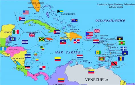 Mapa del Caribe