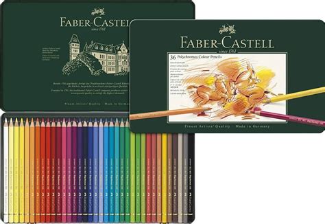 Presentación de lápices Polychromos en estuches
