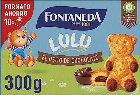 Bizcochitos LULU de Fontaneda con forma de oso