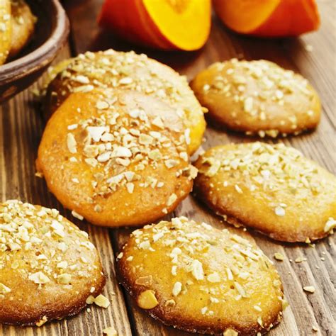 Galletas de calabaza y jengibre listas para servir