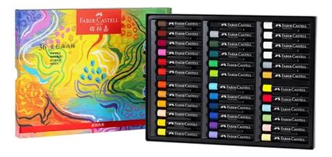 Paleta de colores de los pasteles al óleo Faber-Castell