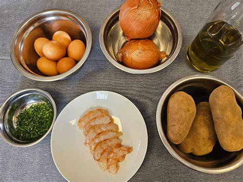 Ingredientes para patatas a la importancia