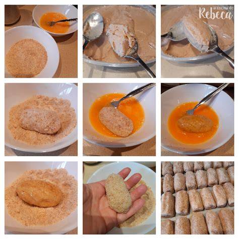 Formado y empanado de croquetas