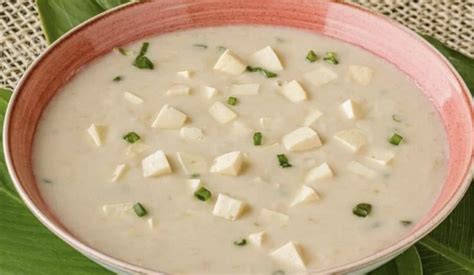 Plato de mote de queso colombiano