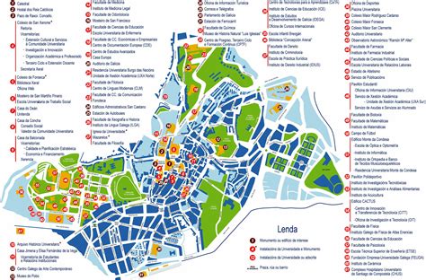 Mapa gastronómico de Santiago de Compostela
