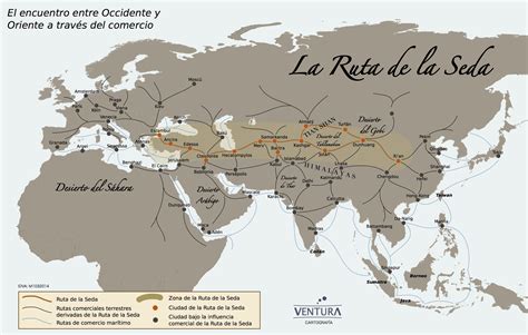 Ruta de la seda y el comercio de satén antiguo