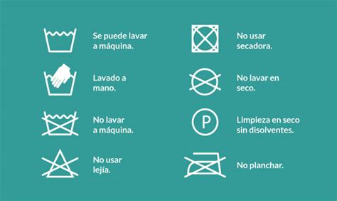 Instrucciones de cuidado para prendas delicadas