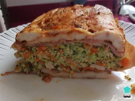 Pastel de brócoli, zanahoria y merluza