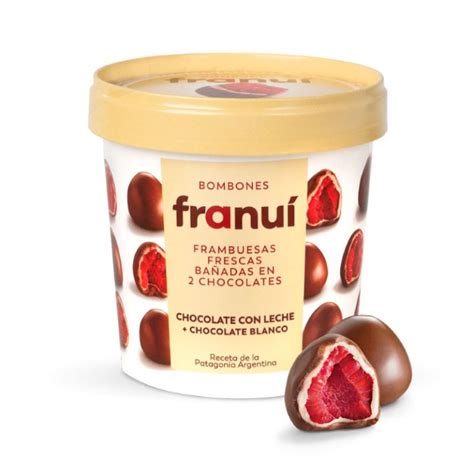 Frambuesas rellenas de chocolate