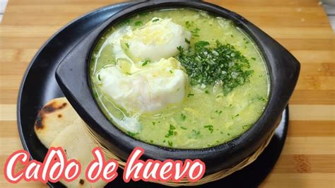 Caldo de huevo tradicional