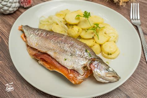 Trucha rellena al horno