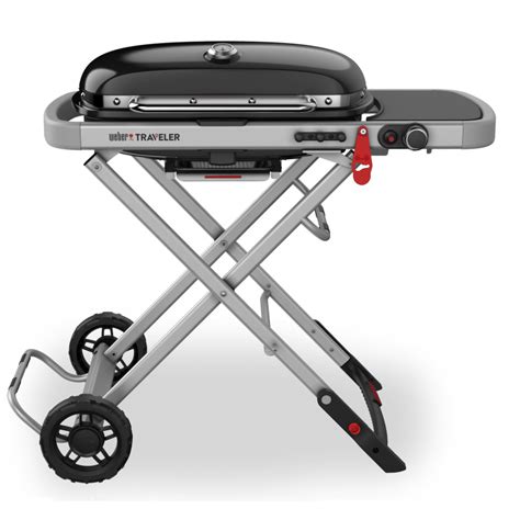 Barbacoa portátil de gas Weber Traveler plegada