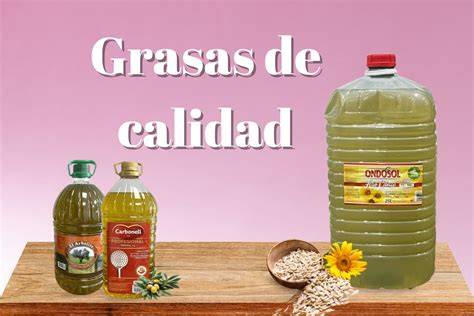 Variedad de grasas para pastelería