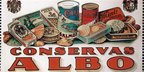 Publicidad antigua de Conservas ALBO