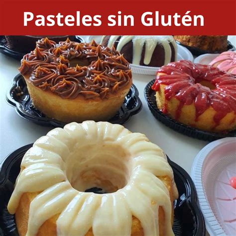 Variedad de dulces y pasteles sin gluten