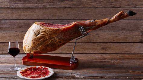 Imagen de un jamón serrano o ibérico