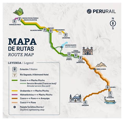 Mapa de la ruta histórica de la coliflor