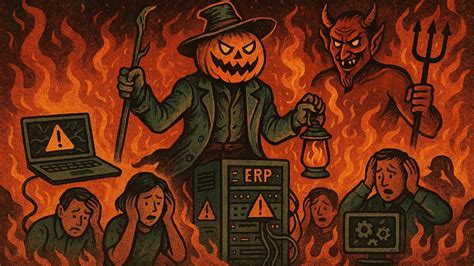 Ilustración de Stingy Jack con un nabo ahuecado