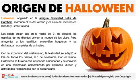 Infografía con los principales símbolos de Halloween y su significado