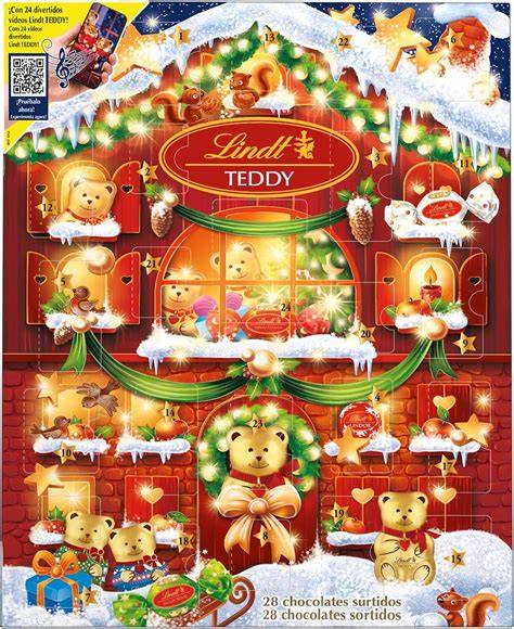 Calendario de Adviento Lindt TEDDY con QR