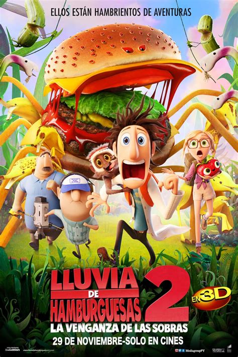 Póster de Lluvia de Hamburguesas 2