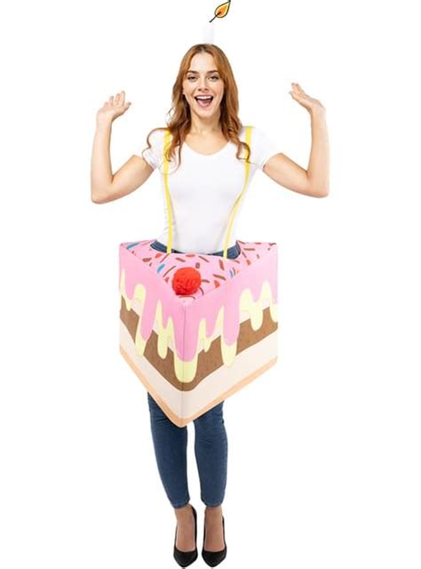 Disfraz de tarta de cumpleaños con gorro