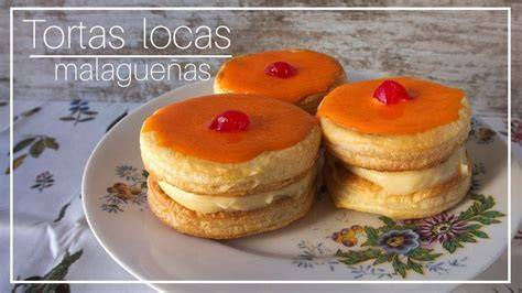 Torta loca tradicional de Málaga