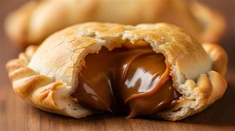 Empanadas dulces con dulce de leche
