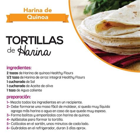 Ingredientes clave de las tortillas de harina