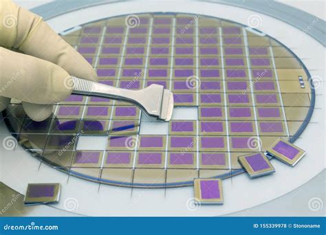Oblea de silicio con microchips