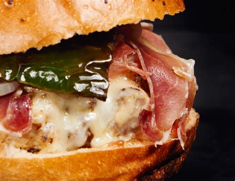 Detalle de la Hamburguesa Ibérica