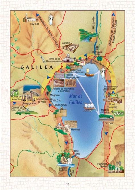 Mapa de los lugares bíblicos mencionados en la historia de David