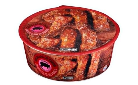 Envase de costillas de cerdo asadas Mercadona