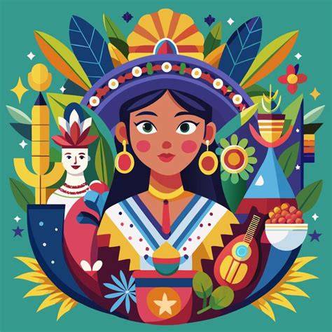 Ilustración de Jávea con elementos culturales y gastronómicos