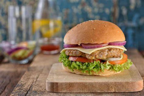 Hamburguesas ecológicas de cerdo con ingredientes naturales