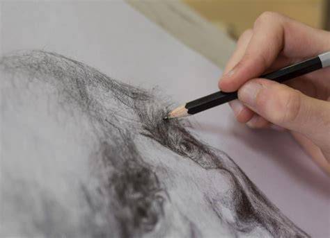 Ejemplos de técnicas de sombreado con lápices de grafito