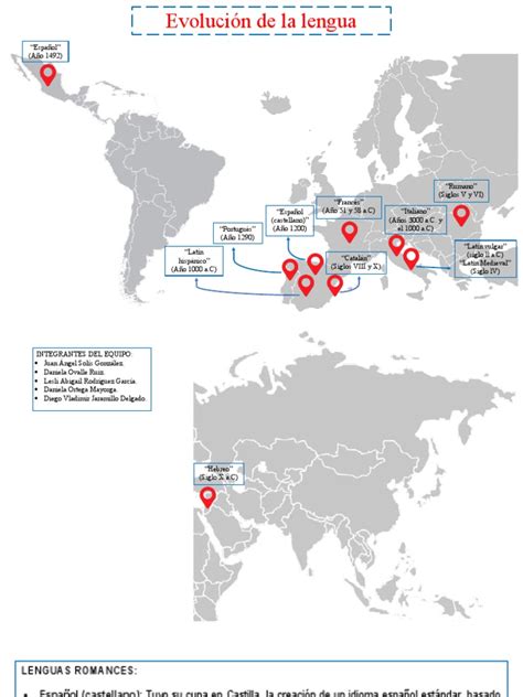 Mapa de la evolución de la ensalada de patata