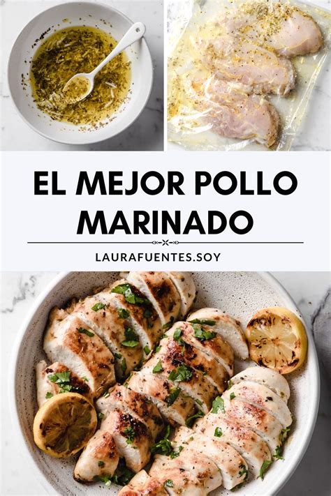 Pechugas de pollo marinadas y cortadas en rebanadas